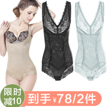 One-piece shapewear summer belly girdle fat burning beauty body postpartum slimming slimming shaping tight women