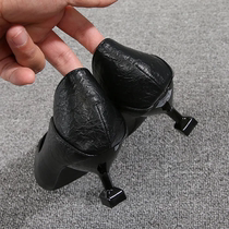 Black high heels womens summer workplace 3cm work shoes soft leather professional single shoes 5 medium heel thin heel interview not tired feet