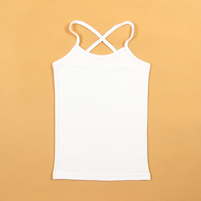 All-match pure cotton slim fit sexy bottoming shirt winter cross small camisole women's inner wear autumn thickening outer wear