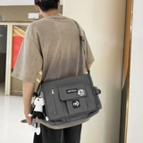 Мужская летняя вместительная и большая сумка через плечо, сумка на одно плечо для отдыха