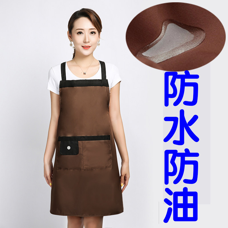 Customized Korean version apron custom advertising apron diy printable logo waterproof waiter apron