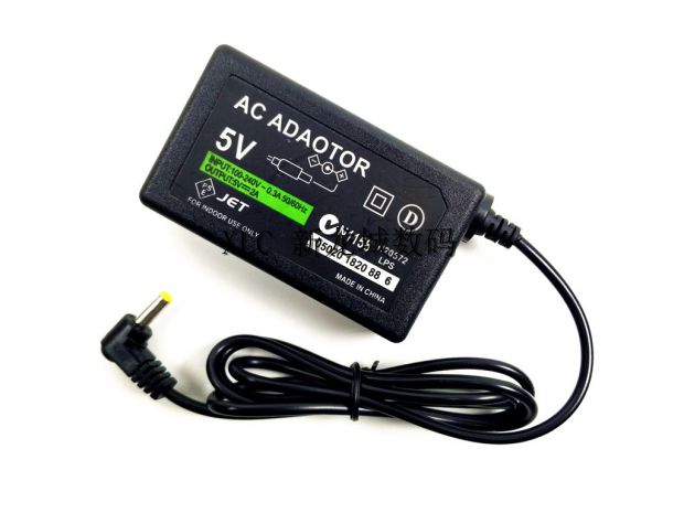 Bộ đổi nguồn AC cho Bộ sạc bộ chuyển đổi PSP PSP 1000/2000/3000 5V 2A - PSP kết hợp Ốp Silicon Mềm Bảo Vệ Máy Chơi Game Sony Psp 2000 3000