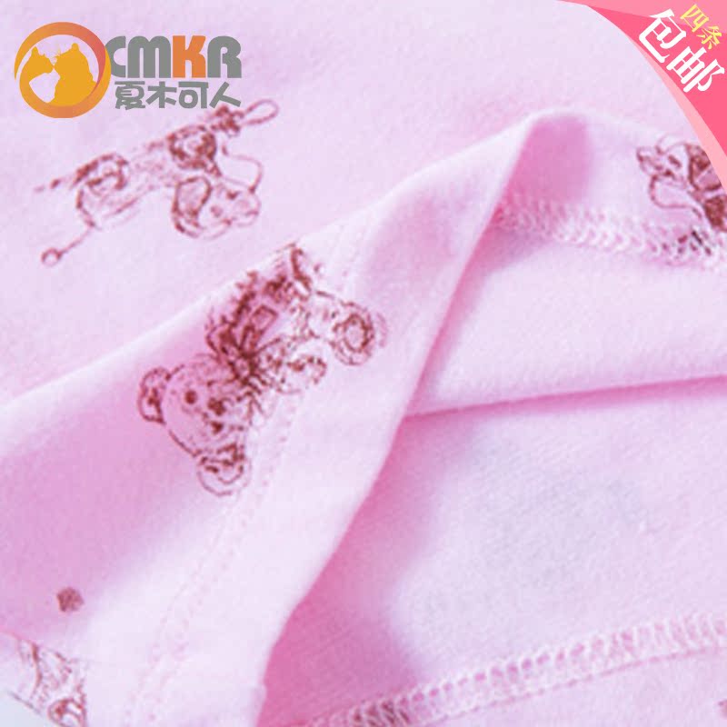 Mori's Drum Big kids children's underwear girls boxers student boxer shorts baby cotton girls underwear