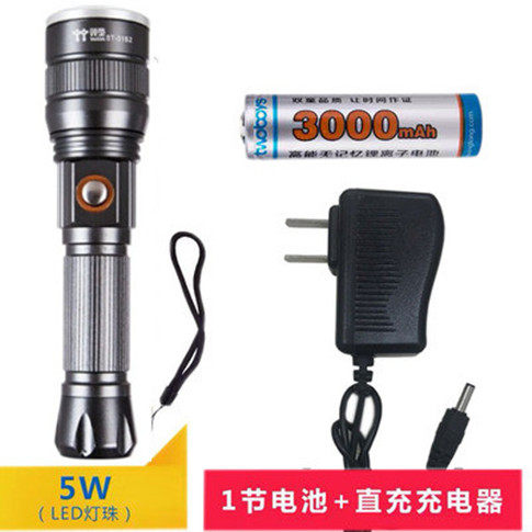 Shuangtong ST-3152 strong light flashlight focusing long-range charging household outdoor ultra-bright portable emergency lighting