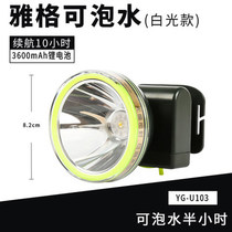  Jaggers new head light waterproof rechargeable YG-U103-3W Lithium battery headlights
