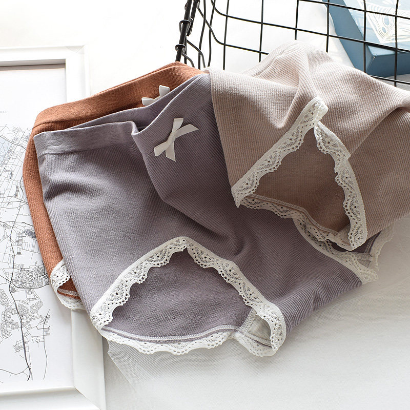 Sedena 9801 summer thin sweet and beautiful Japanese version of seamless underpants schoolgirls Purse Hip Lace SIDE TRIANGLE PANTS