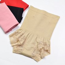 Item 7706 high waist shaping body waist waist seamless panties female lace postpartum red cotton briefs