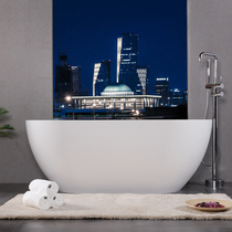 Aojin ordinary detached artificial stone bathtub home Japanese small Apartment 1 5 m couple hotel adult bathroom