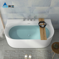 Aojin imported acrylic free-standing bathtub European retro home bathtub 1 65m adult brand bathtub