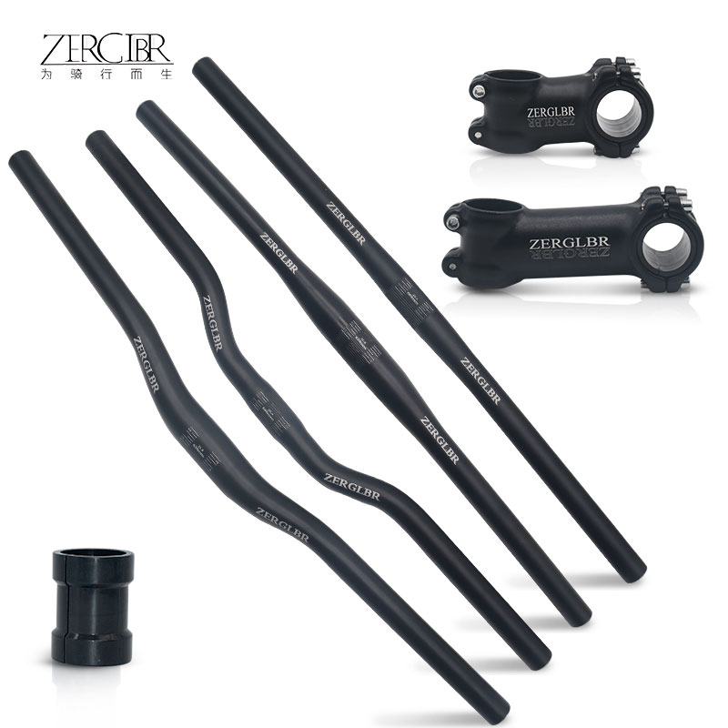 ZERGLBR Mountaineering Bike Aluminum Alloy 31 8 * 620640 Yan to cross the handlebar straight to the standpipe