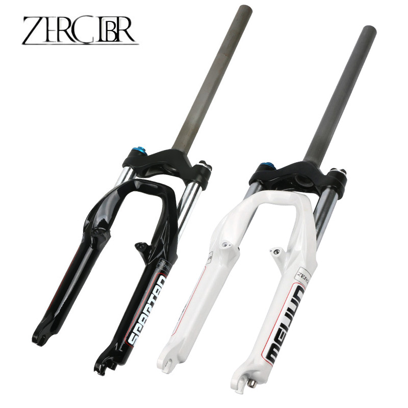ZERGLBR extended head tube 20 inch mountain wheelbike bike suspension lock fork front shock absorber folding change