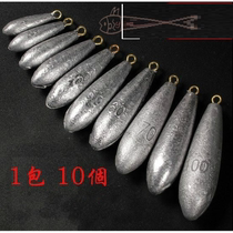 100 grams of crash coated coal fishing 40 g anti - hanging water drop lead crash is commonly used for the heavy weight of the lancet falling fishing products