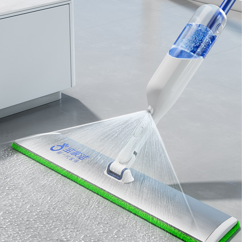 Baojiajie Spray Mop 2025 Household Spray Flat Mop One-Sweep Clean Wood Floor Lazy Mopping Tool Baojiajie Spray Mop 2025 Household Spray Flat Mop One-Sweep Clean Wood Floor Lazy Mopping Tool