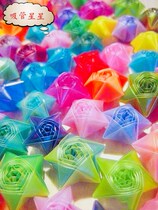 Lucky Stars Finished Products Wish Stars Bifacial Hearts Finished Hand Finished Hand Straw Stars Finished Products Lucky Stars Pure
