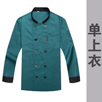 Зеленая длинная одиночная рубашка