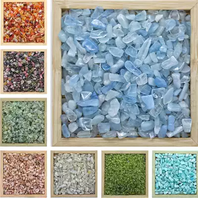 50 grams of gemstone Manza Garnery agate turquoise Tianhe grape Sun Stone olivine tourmaline sea blue treasure Stone