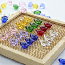 50 grams of colorful crystal glass small yuan treasure Buddhist offering Manza Mandala Mandala Manda tea Luo hidden treasure bottle broken gems