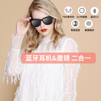 Hong Kong GLEEMAN Bluetooth headset Sunglasses 5 0 Bone conduction wireless headset Ear-mounted sports sunglasses