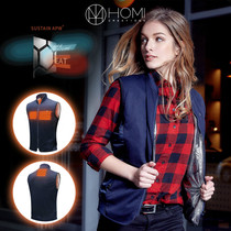 HOMI Graphene Carbon Fiber Fever Vest Men Women Warm Charging Electric Hot Waistcoat Heating Blouse Submachine Clothes