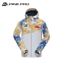 Alpine male autumn winter outdoor soft shell submachine clothing windproof and warm jacket waterproof and breathable grip suede art soft shell