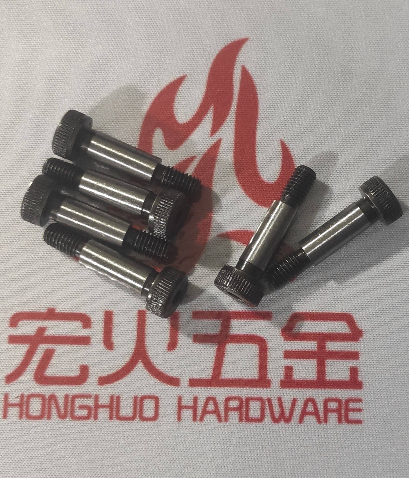 12 9 grade hair black ISO7379 6 * 16 20 threaded M5 inner hexagonal shaft shoulder screw plug screw