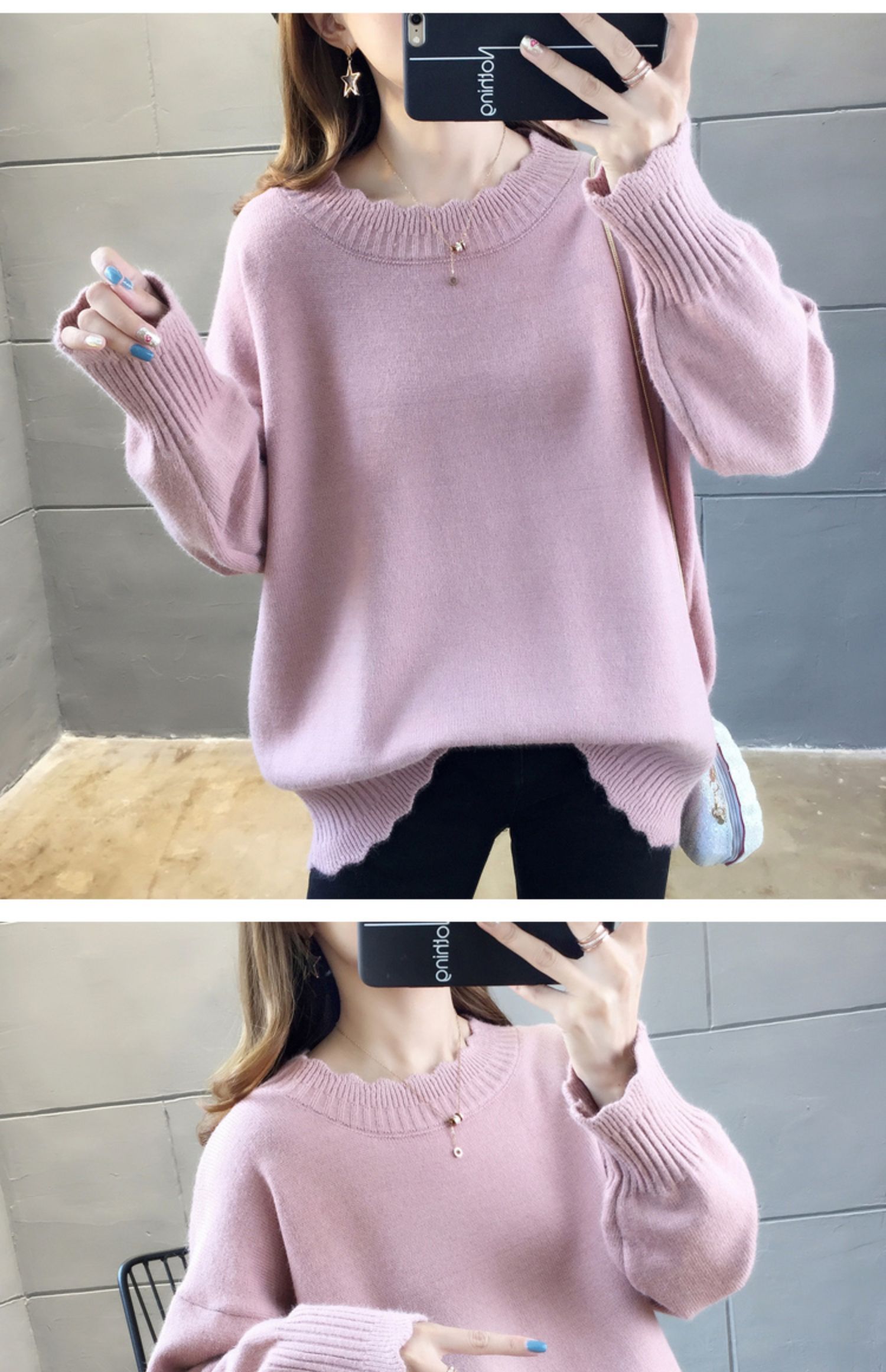 Áo len nữ 2019 mới dành cho nữ phiên bản Hàn Quốc của mùa thu thời trang mùa đông dày bộ áo len lỏng mùa xuân và mùa thu thủy triều - Đan Cardigan áo khoác len cardigan nữ
