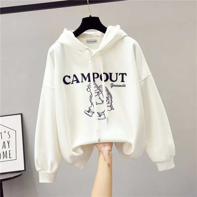 Осень худи, маленький тёплый свитшот, куртка, увеличенная толщина, 2023, для подростков, западный стиль