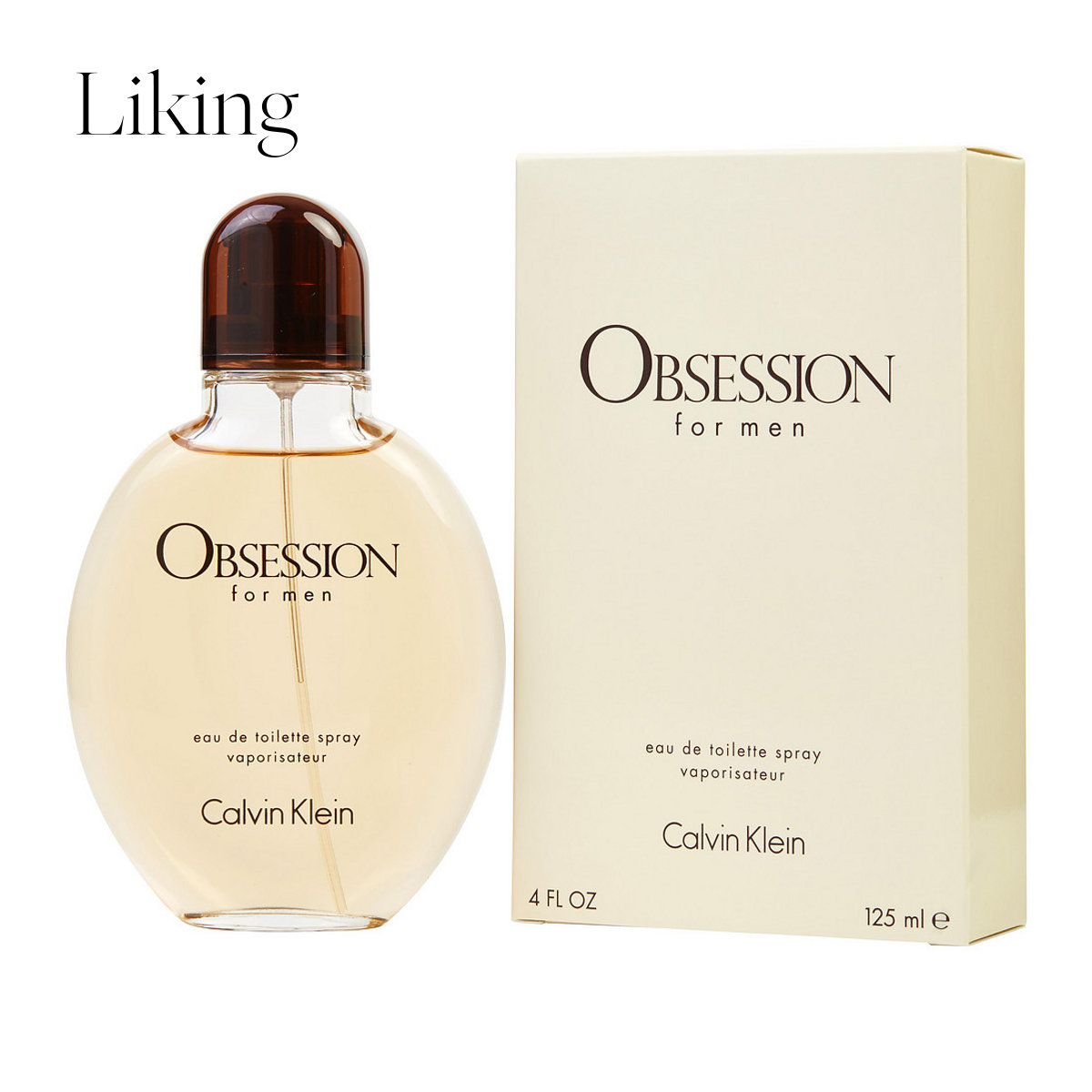 Calvin Klein卡文克莱  男士Obsession香水喷雾   4盎司