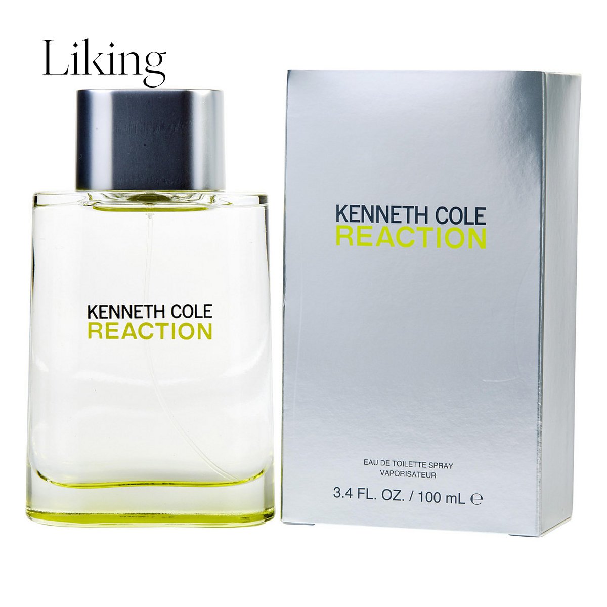 Kenneth Cole男士用Reaction淡香水喷雾3.4盎司
