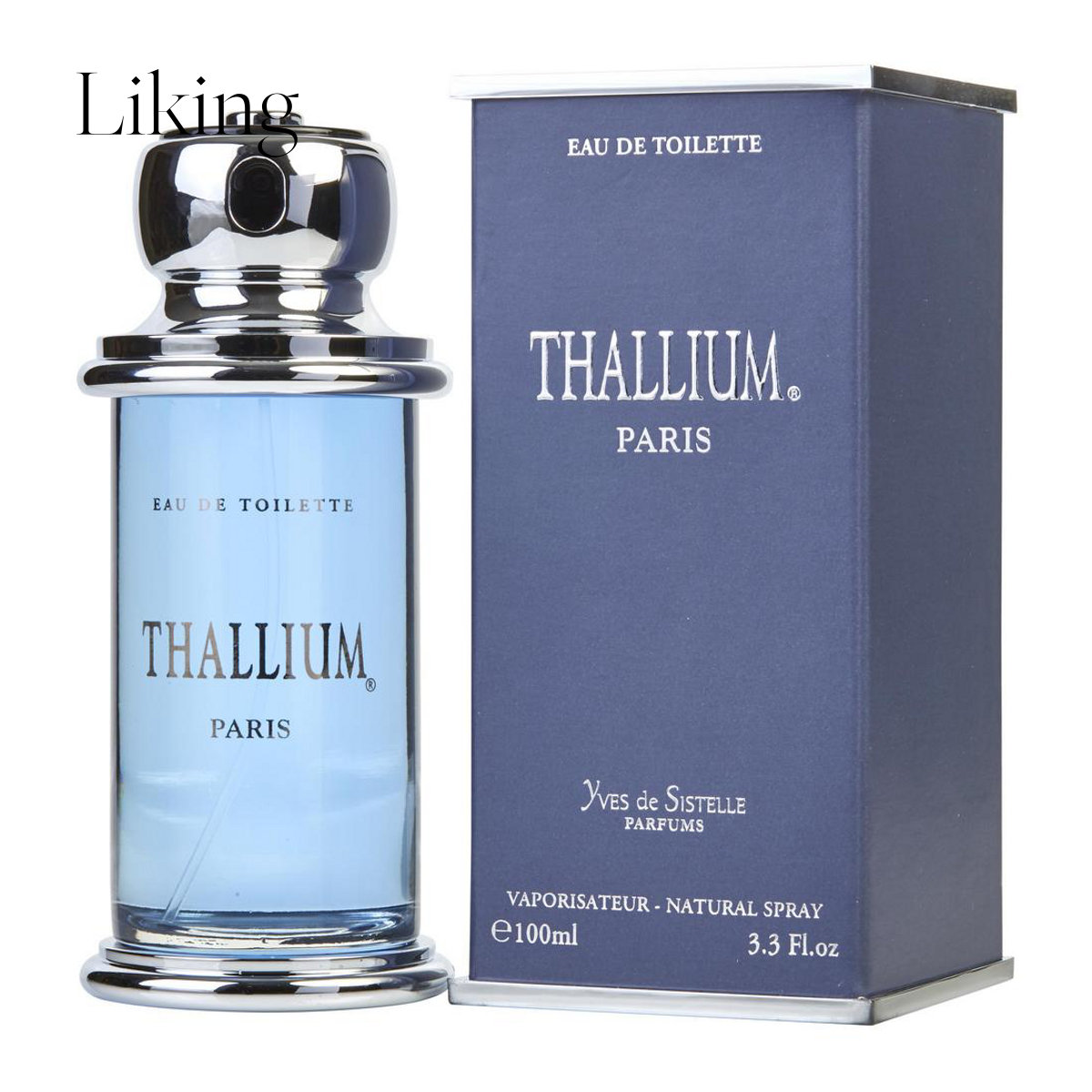 Jacques Evard清新Thallium系列男士香水 3.3盎司