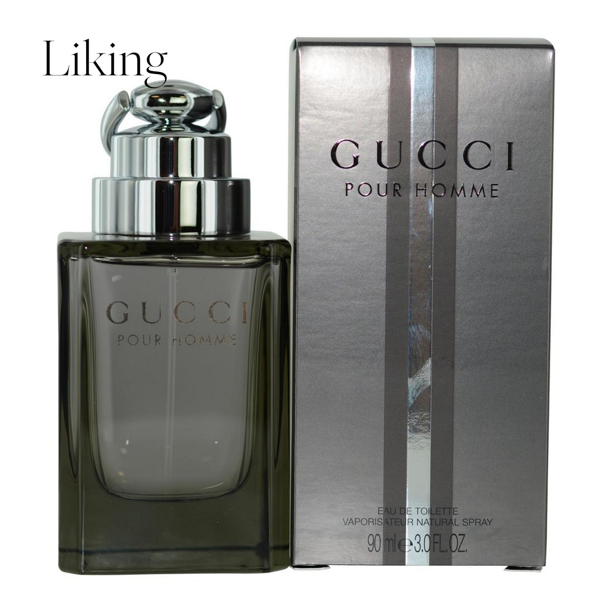 Gucci男士用淡香水喷雾3盎司（新包装）