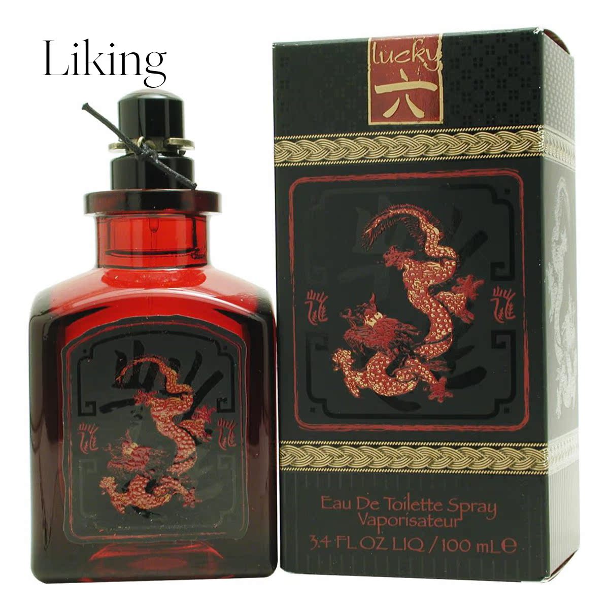 Lucky Brand男士用魅惑Lucky Number 6淡香水喷雾3.4盎司
