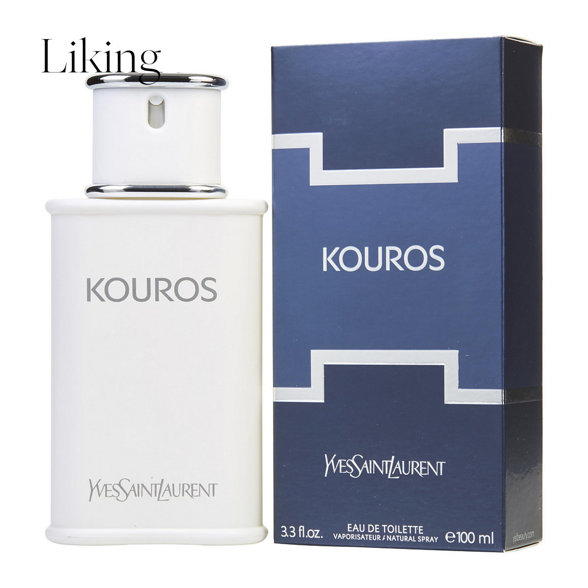 Yves Saint Laurent男士Kouros淡香水喷雾  3.3盎司