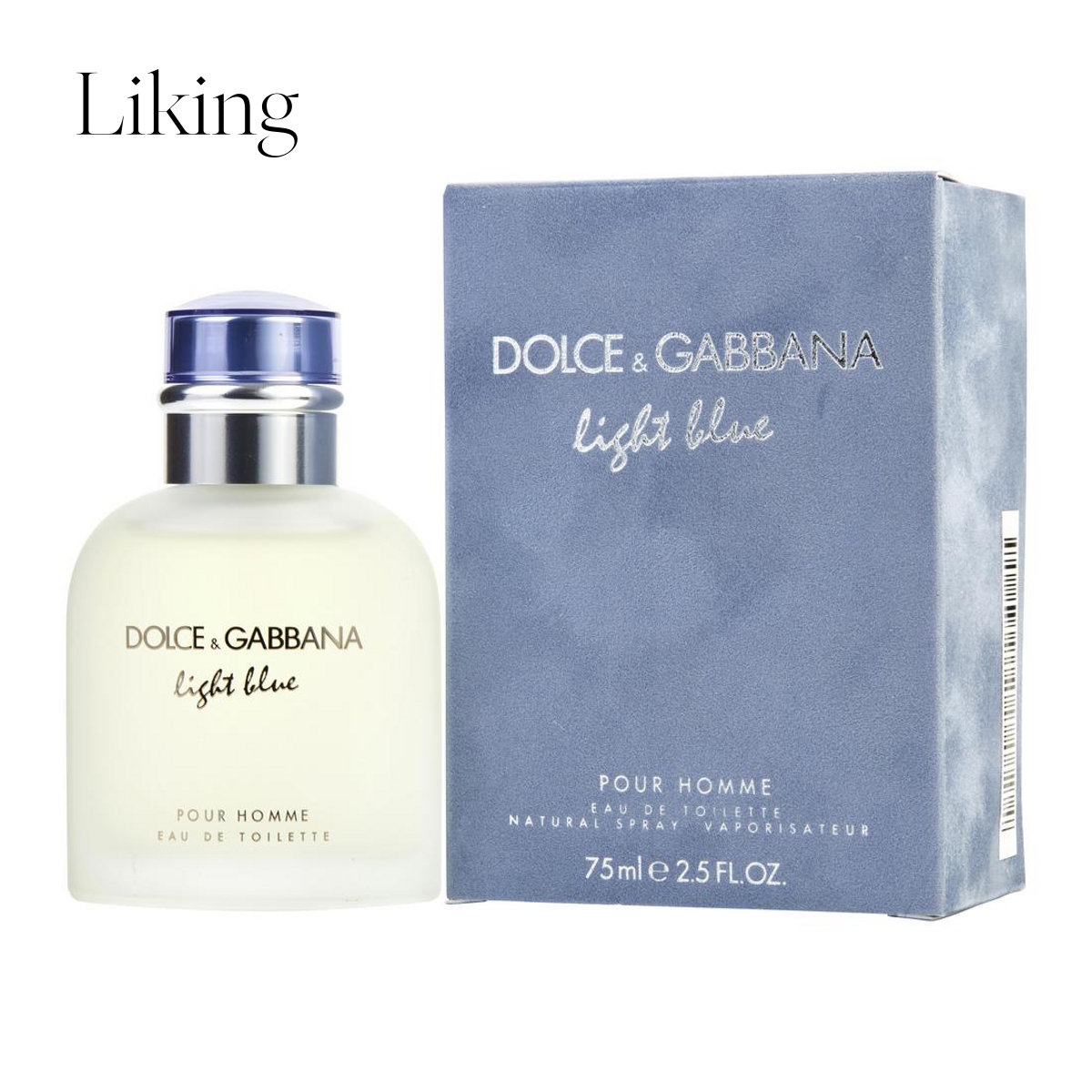 Dolce & Gabbana男士用D & G Light Blue淡香水喷雾2.5盎司
