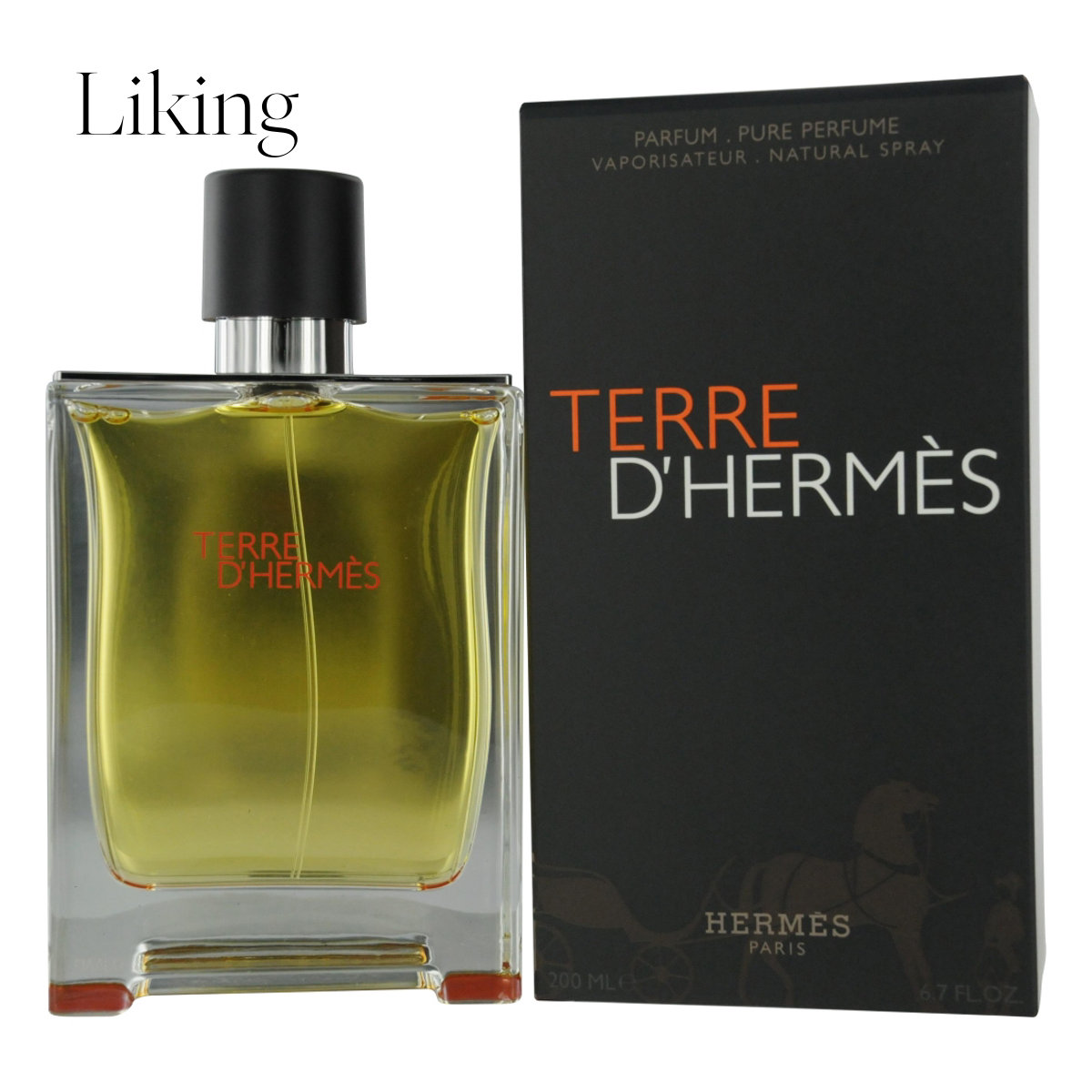 Hermes清新Terre D'hermes系列男士香水  6.7盎司