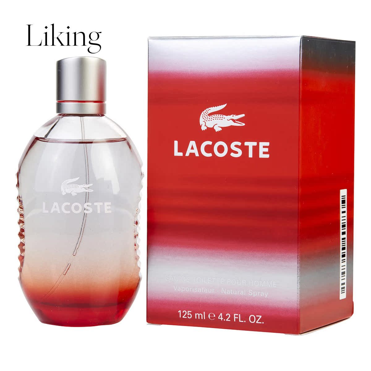 Lacoste男士 Red Style In Play淡香水喷雾 4.2盎司