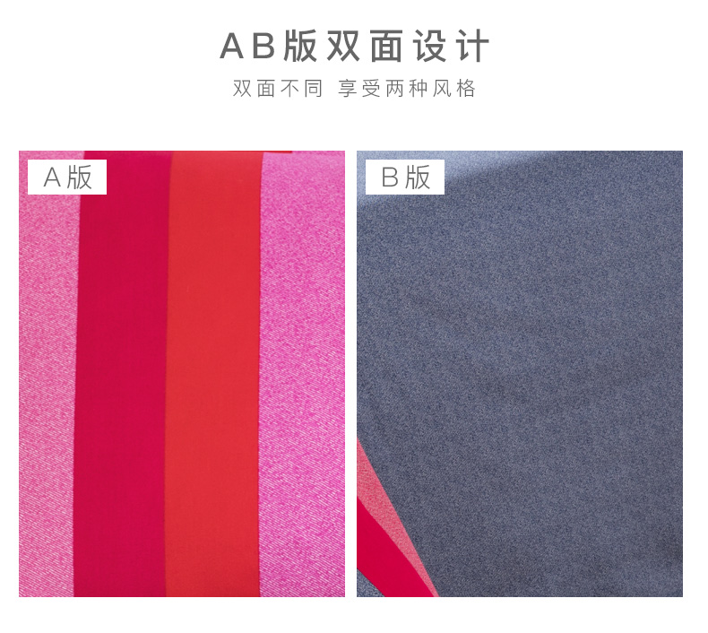 bộ đồ giường bông denim cotton sọc màu sọc chăn bông dệt ESPRIT Esprit Mỹ - Bộ đồ giường bốn mảnh chăn ga cao cấp
