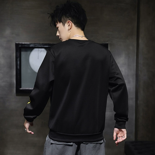 Осенний трендовый свитшот, универсальный лонгслив для отдыха, 2020, в корейском стиле, оверсайз