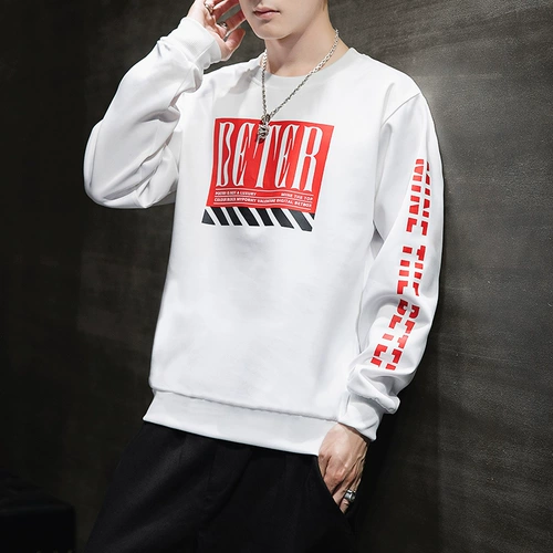 Осенний трендовый свитшот, универсальный лонгслив для отдыха, 2020, в корейском стиле, оверсайз