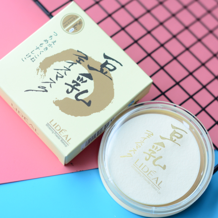 Authentic Sữa đậu nành Lingdian LIDEAL Powder Powder che khuyết điểm tốt Kiểm soát dầu khô và ướt 3013 - Bột nén phấn nền shiseido