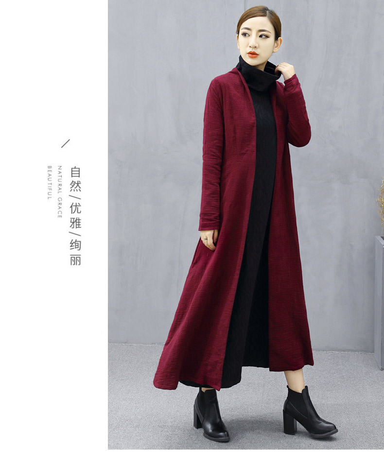 Trench pour femme XTRF LIN  XIANGTANG SPINNING en Coton en Chanvre - Ref 3227364 Image 13