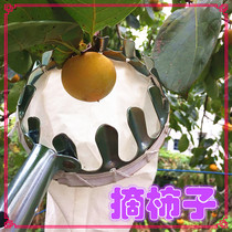 Large fruit picker mango picking tool pomegranate Persimmon walnut picker stainless steel retractable high-altitude fruit picker