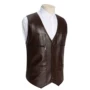 Mùa đông cộng với áo vest nhung nam trung niên vest da vest ấm áp áo vest cotton Pew vest dày vest nam trung niên