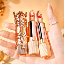 Goddess Flower Crystal Translucent Color-Changing Lipstick Lip Balm for Women Moisturizing and Moisturizing in Autumn and Winter Not Easy to Stick to the Cup to Show Whitening for Students
