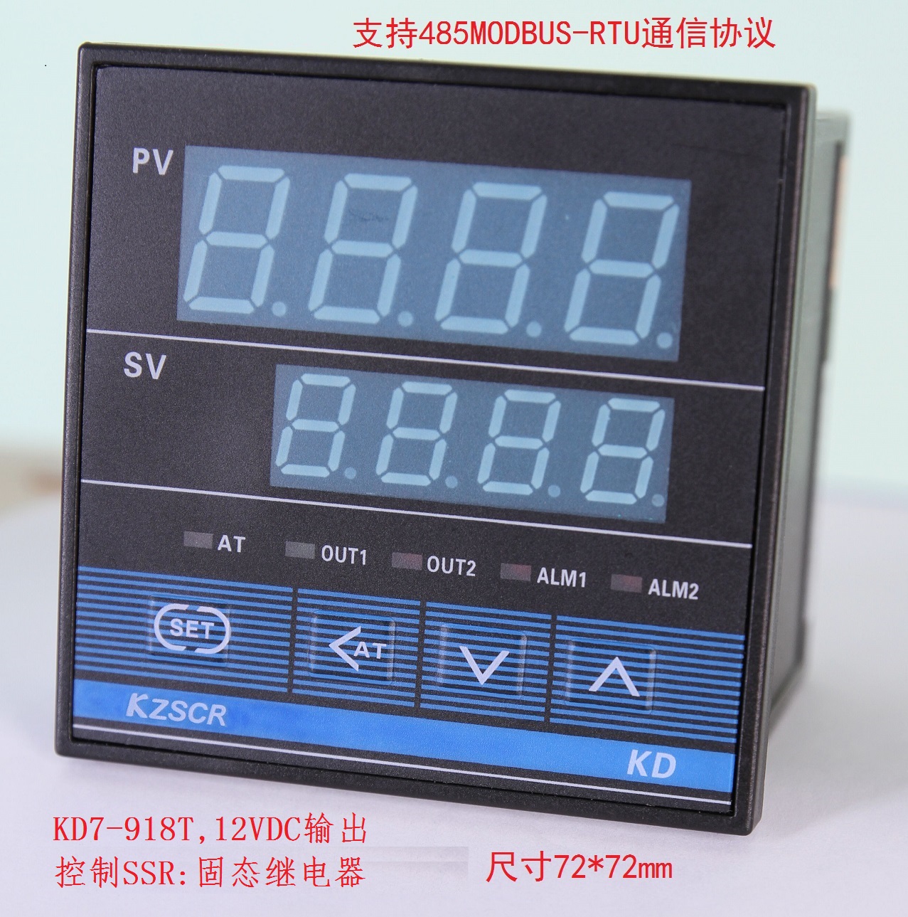 485 Communication MODBUS temperature controller temperature-controlled table solid relay SSR output thermocouple K pt100