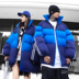 Freamve bên ngoài lạnh xuống áo khoác cotton hà mã hip hop thủy triều nam và nữ cặp vợ chồng với bộ đồ cotton giản dị áo the north face Trang phục Couple