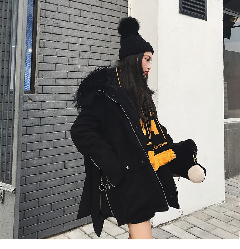 Freamve Crow Montenegro núi khắc trở lại streamer đa túi nam và nữ vài với bông pad MAMC-17RT áo parka