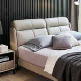 月影 Кожаная кровать свет роскошный северный европейский современный минималистский и минималистский