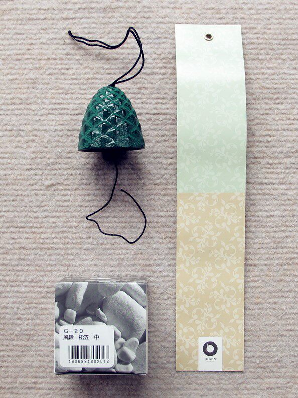 July 12 Beijing spot Japanese-made OIGEN pure iron wind chimes Japanese traditional wind chimes Southern iron wind chimes