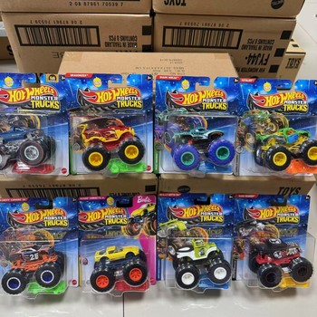 Hot wheels fyj44 monster wild big car series 25e muscle off-road vehicle corvette model toys